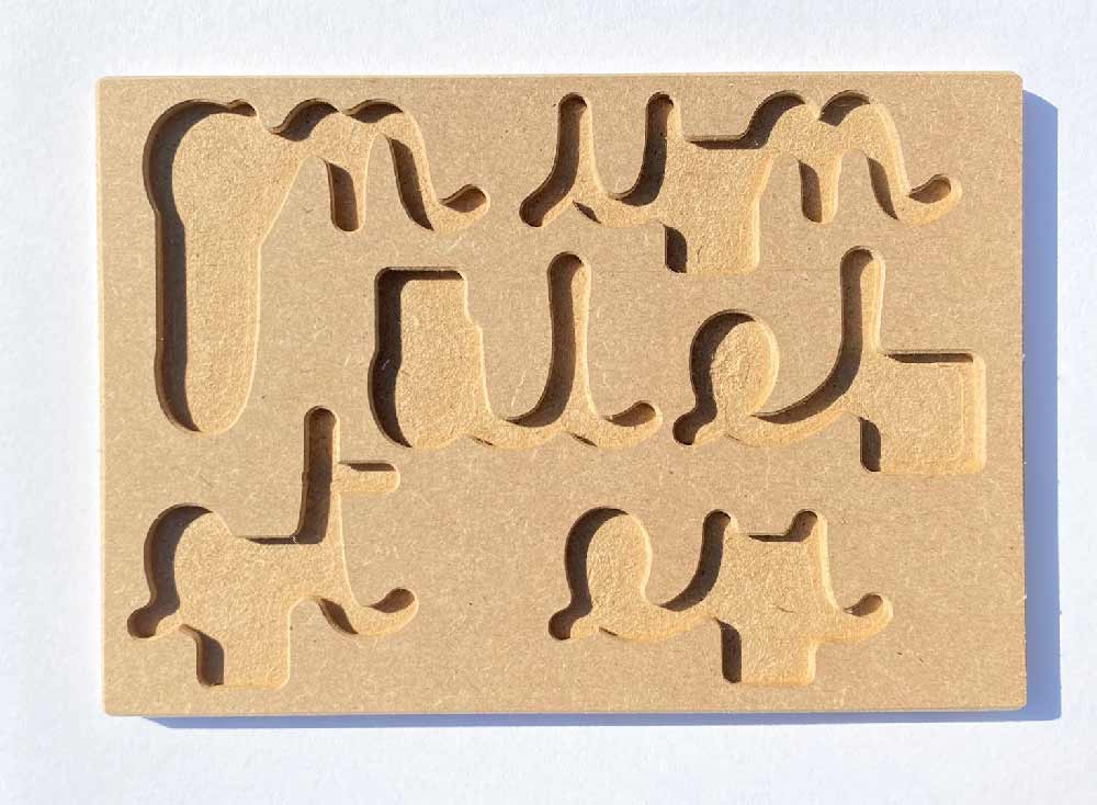 Nos plateaux de rangements pour les phoèmes complexes, ici pour digrammes mobiles verts - Fabrication Française