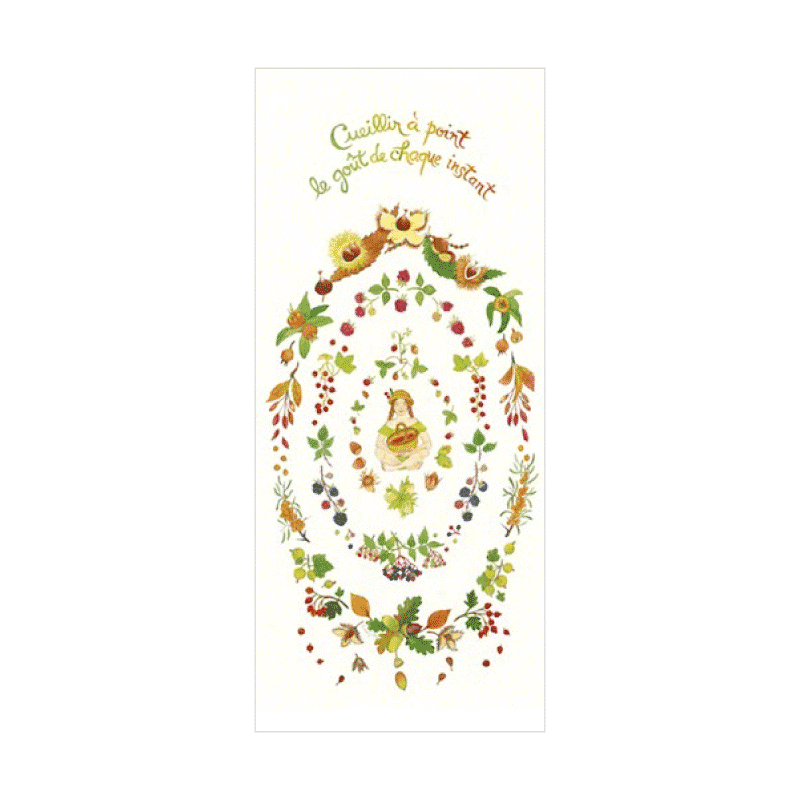 Aquarelle nature sur cette carte postale tellement mignonne et biensûr imprimé en France (imprimeur imprim'vert) sur du papier épais et résistant écolabellisé et recyclé.