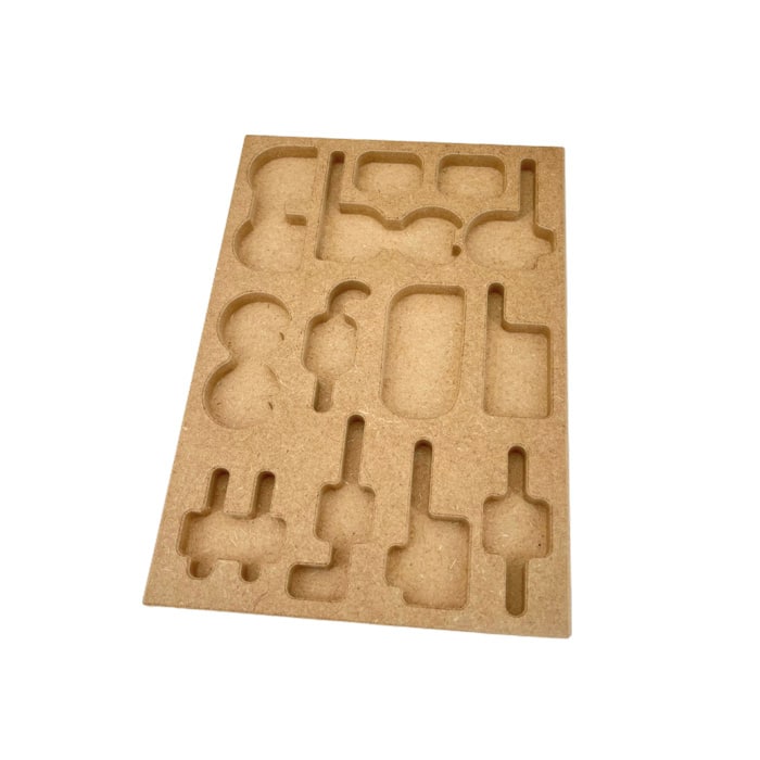 Boîte Montessori Tidy pour lettres mobiles Montessori (Alhabet Montessori en cursif ou script) – design innovant, fabrication Française, robustesse garantie 10 ans